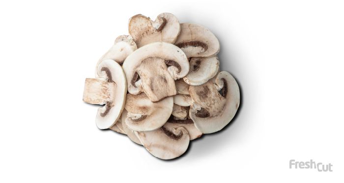 Sopp Champignon skivet